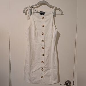 NWT White Button-Down Dress